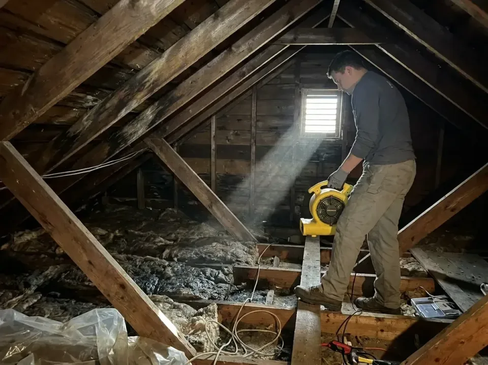 attic-water-damage-drying-proc-007 — frequently asked questions, Emergency Water Extraction & 24/7 Flood Response in Yeadon,…